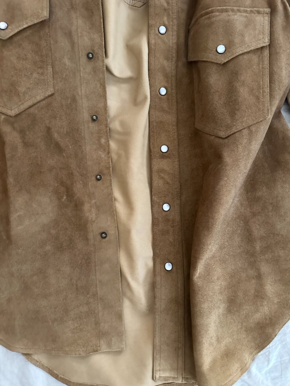 Ralph Lauren RRL Willett suede shirt jacket Size XS (Women) - Picture 4 of 8
